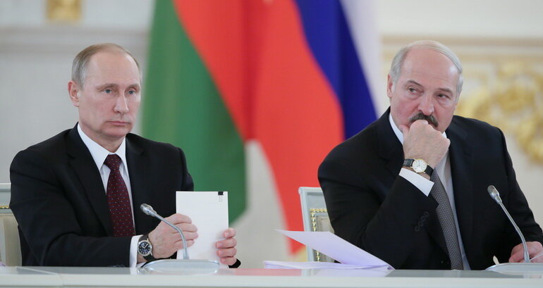 Президенты России и Белоруссии. Фото: www.dialog.ua