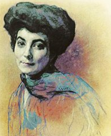 Елена Рерих. Портрет работы В. Серова
