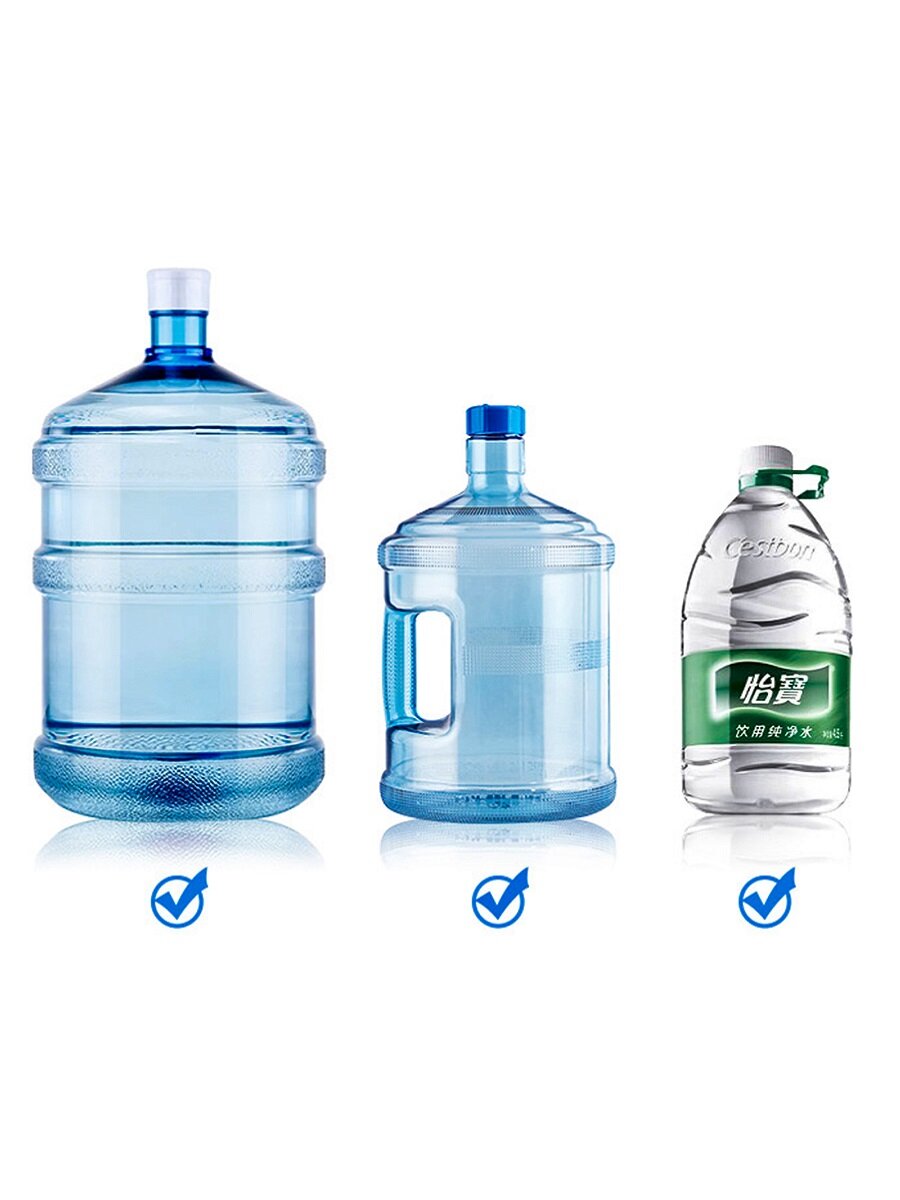 Помпы подходят для бутылей 5, 10, 19 л. 