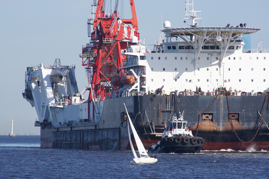 Якорная баржа-трубоукладчик "Фортуна"