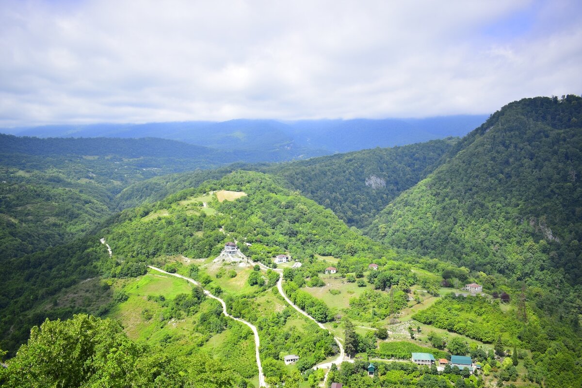 Виды Абхазии с Анакопийской крепости