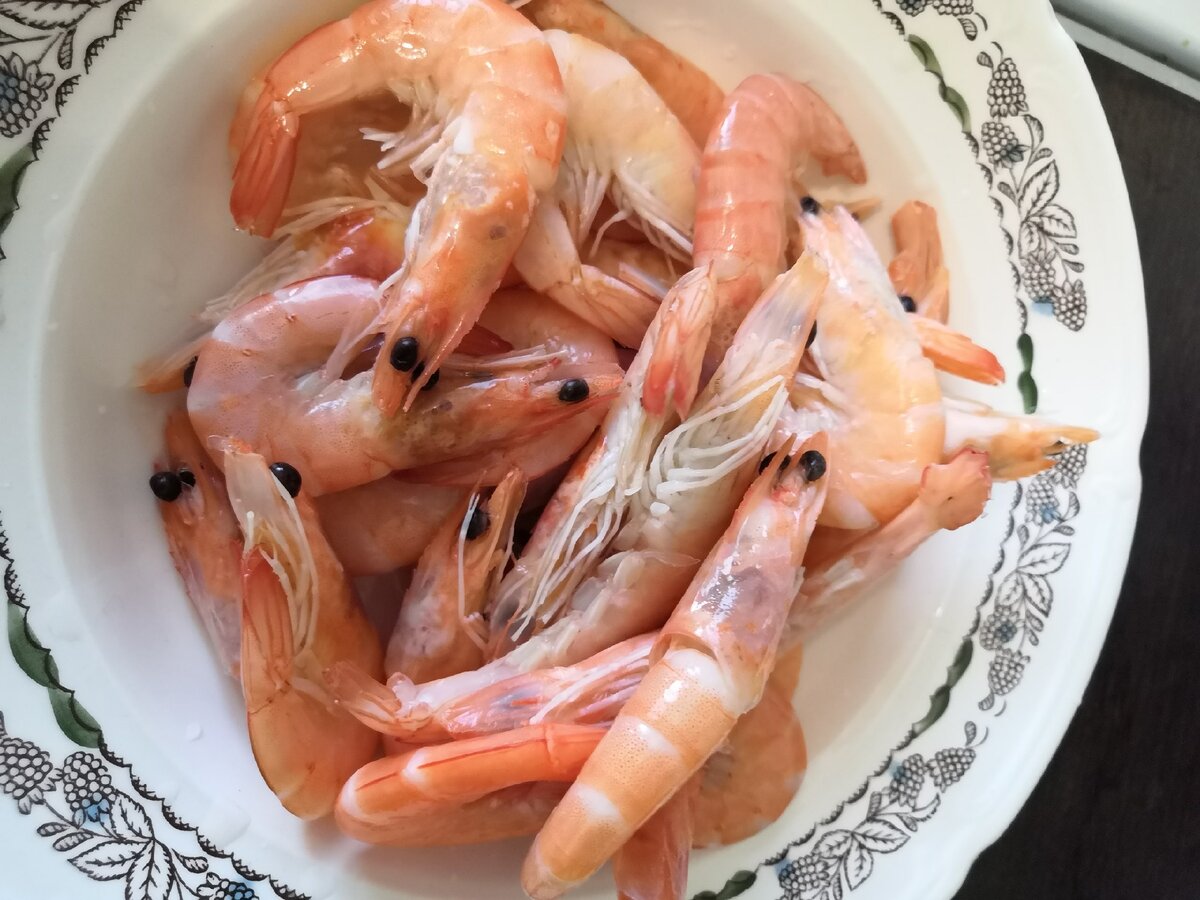 Креветки для пасты.