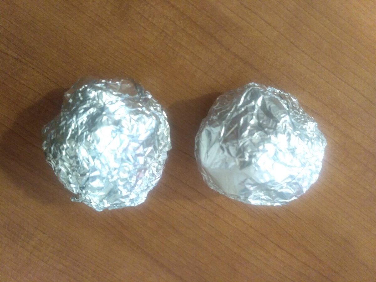 Шарики из фольги