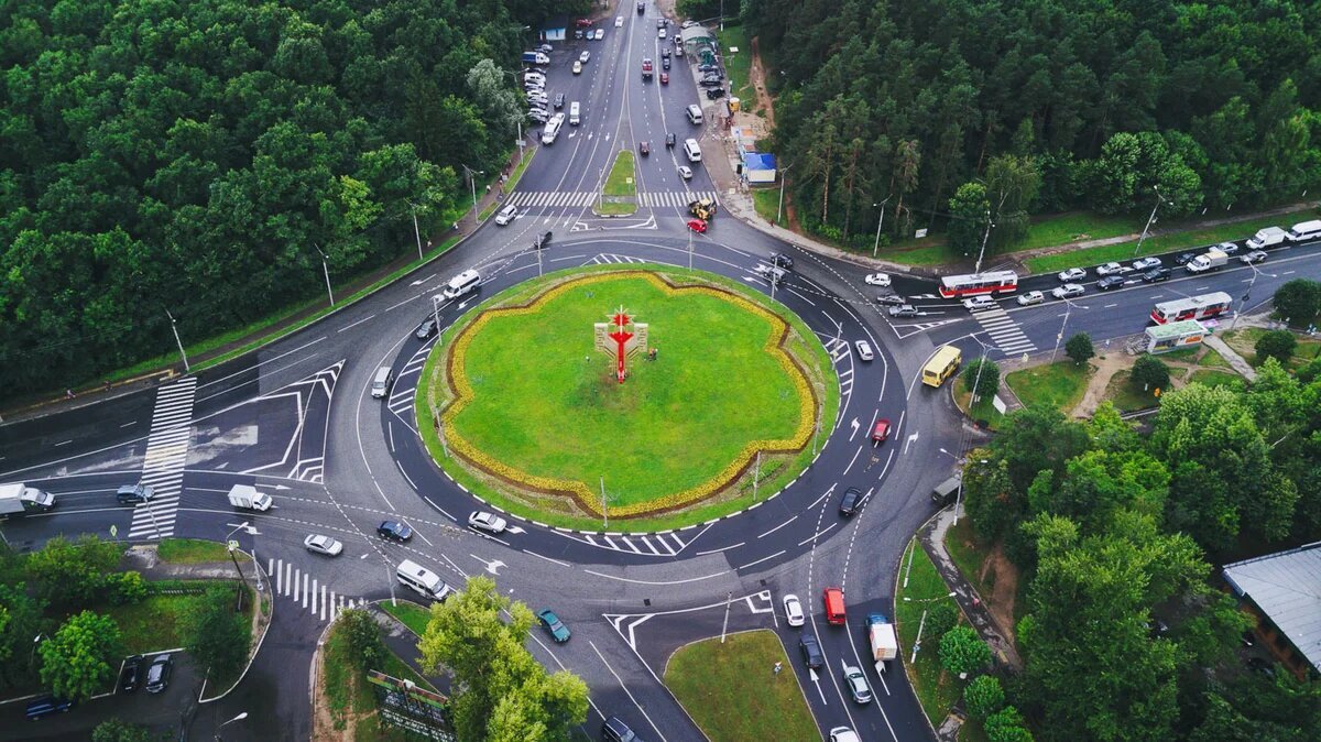 Турбо кольцевой перекресток