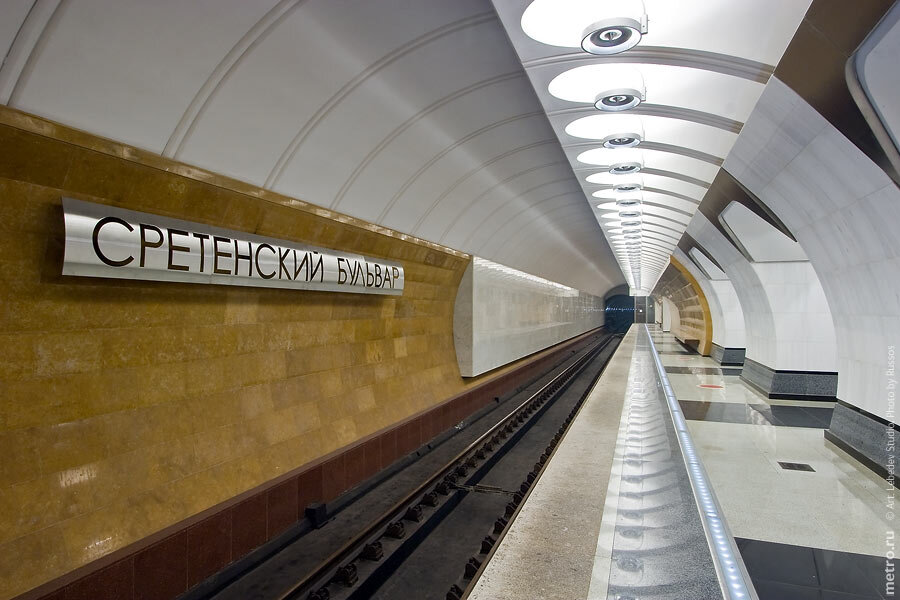 Метро сретенский бульвар фото