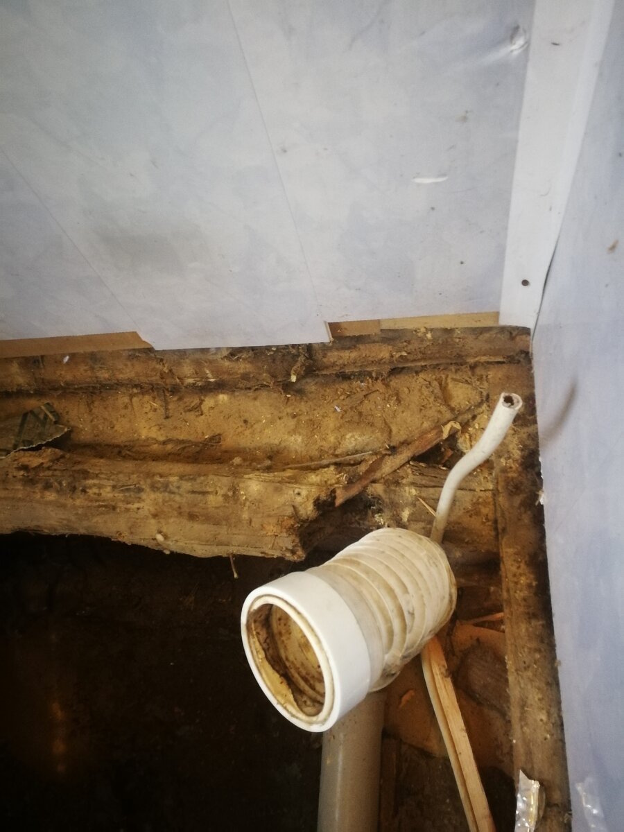 Гофра от унитаза.