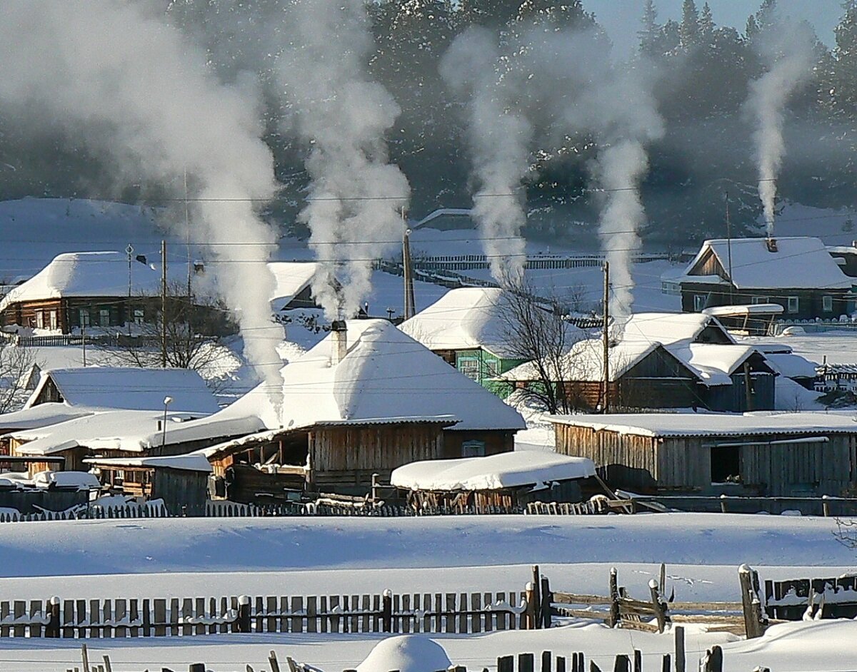 Зима печка