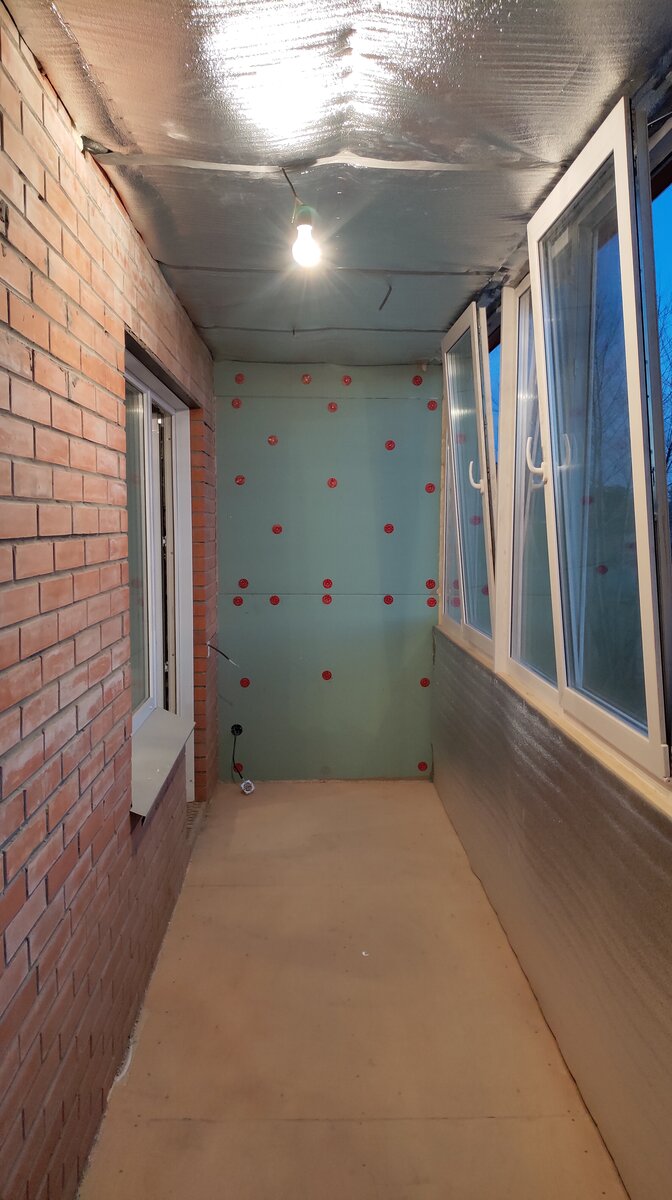 Качественное утепление лоджии в новостройке, или за окном -36 а внутри ...