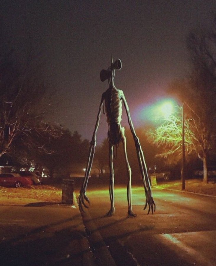 Некое гуманоидное существо из городских легенд.