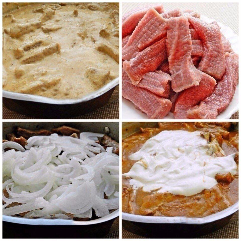 коллаж приготовления блюда