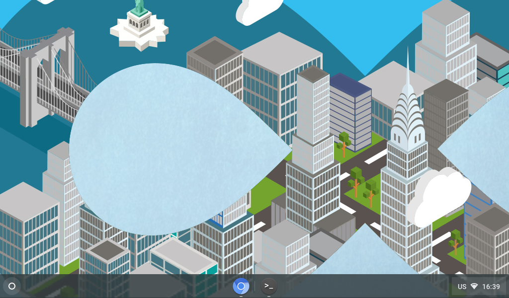 Рабочий стол  Chrome OS