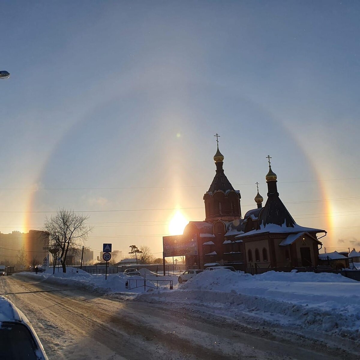 Соловки солнечное гало