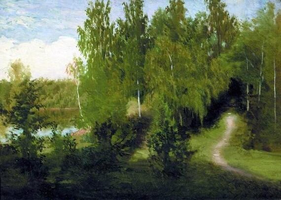 Иван Крамской. Лесная тропинка
