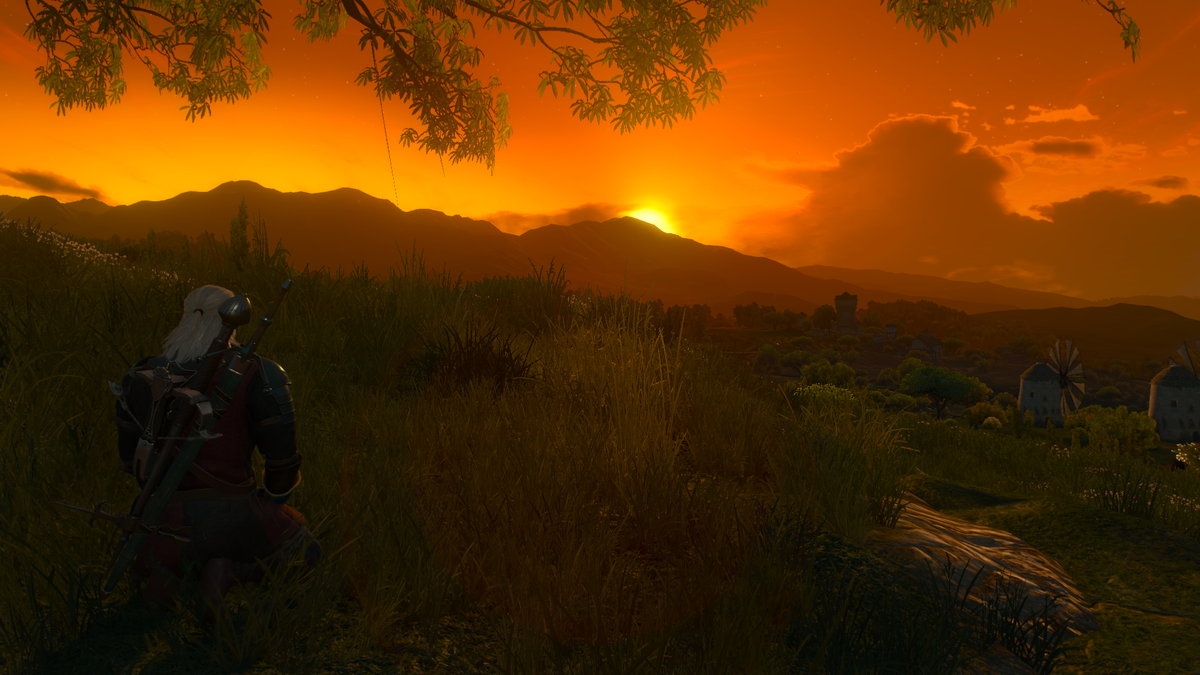 Закат в Туссенте, но не закат Ведьмака