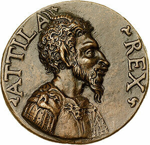 так изображали Аттилу обиженные европейцы - в образе дьявола