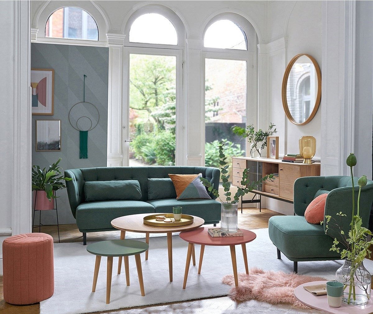 Диван нераскладной 3-х мест. с обивкой, Touco 