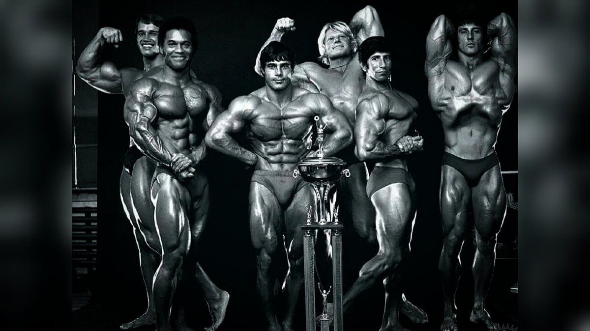 Эстетичные атлеты золотой эры бодибилдингв