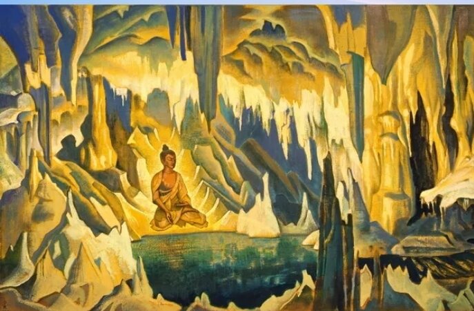 Н.К.Рерих, "Будда победитель"