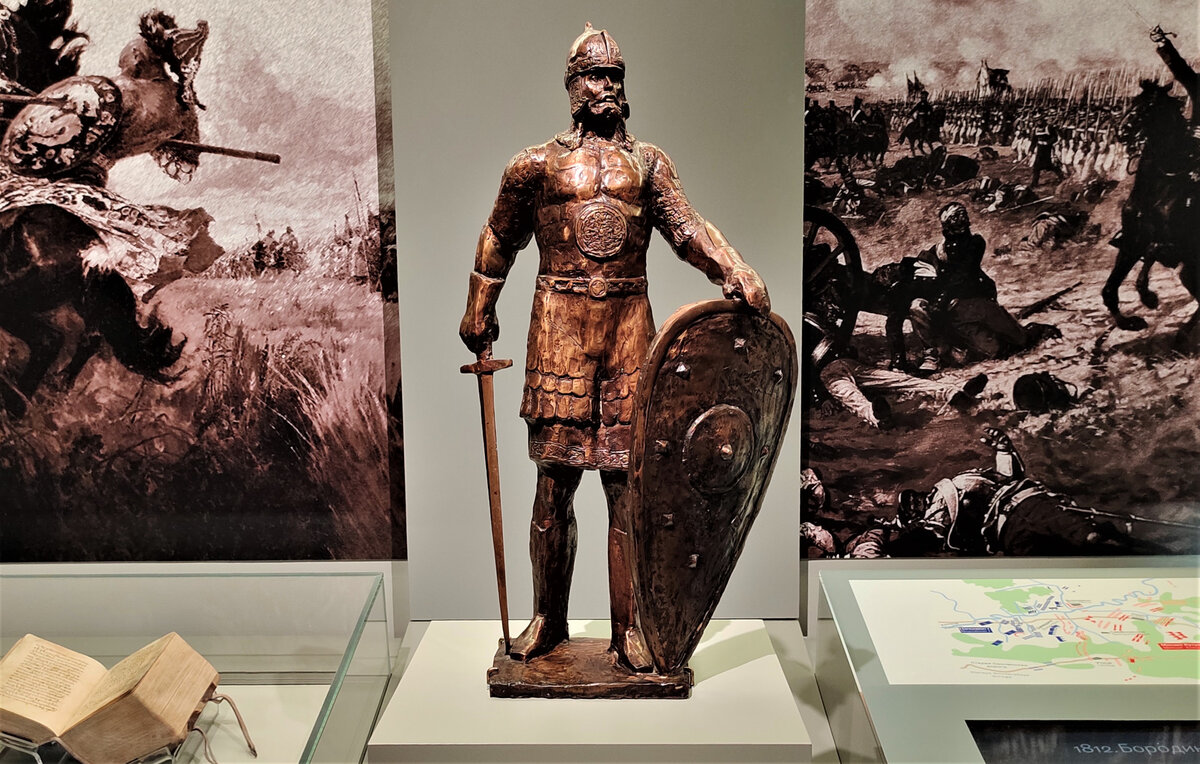 Князь Белозерский – участник Куликовской битвы. Бронзовая скульптура В.В. Глебова-Вадбольского