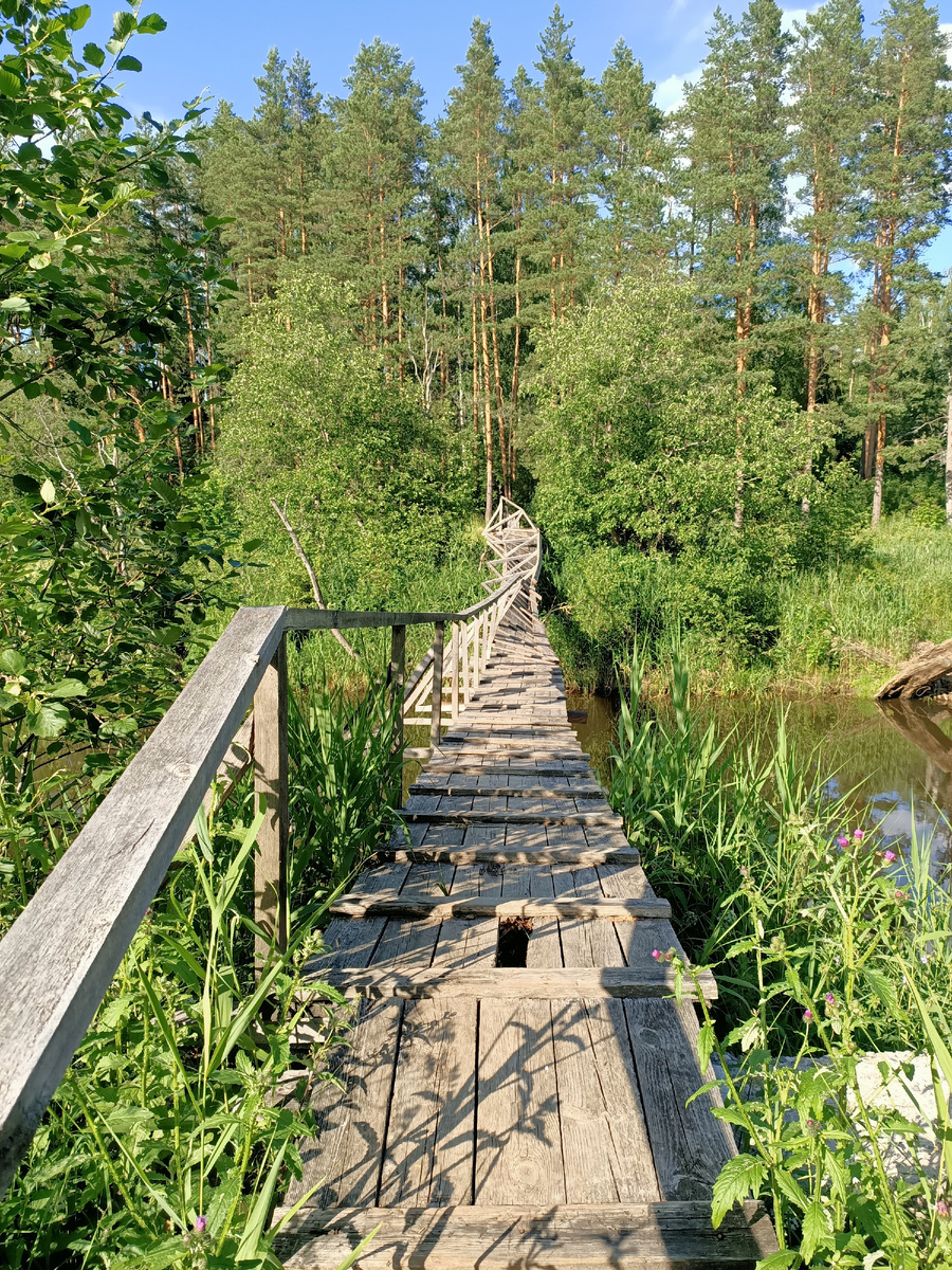 Река Улейма, Ярославская область. Мост, похожий жизнь