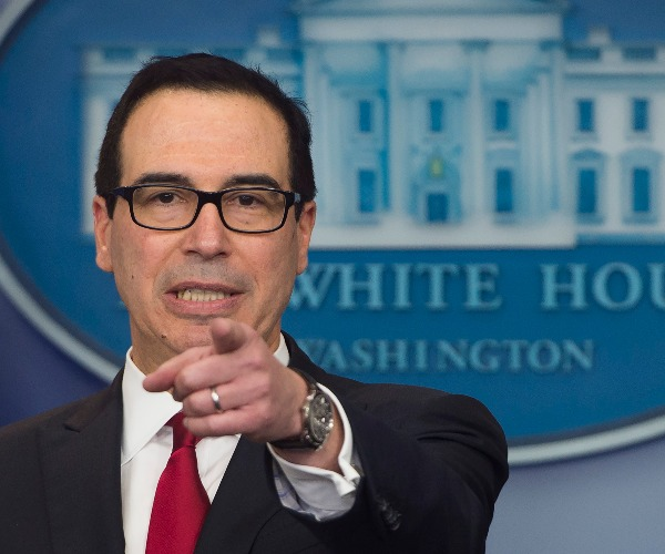 Стивен Мнучин - министр финансов в бытность президентства Дональда Трампа. Изображение из открытых источников