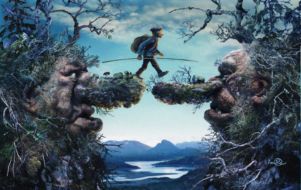 Художник Ивар Рёднинген