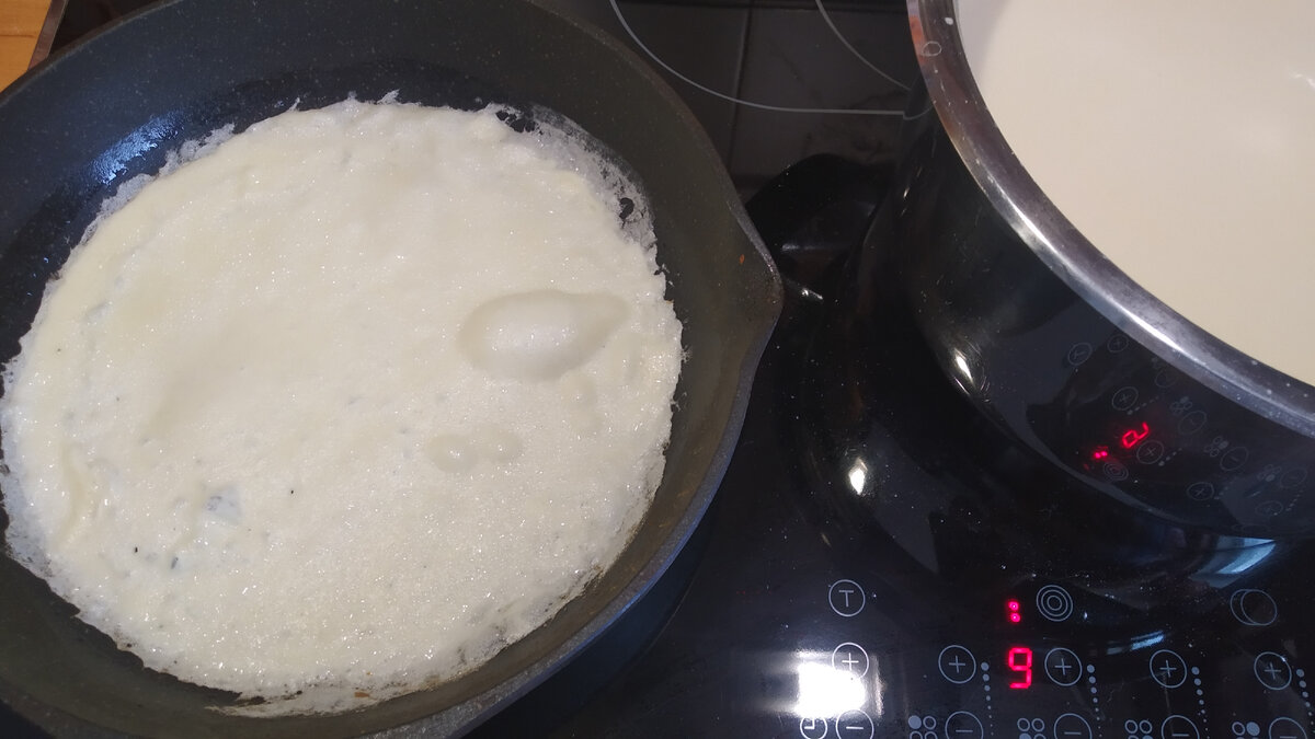 Заготовка блинчиков для завтраков