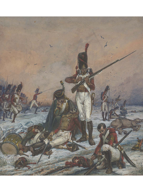  Швейцарский полк в бою. Картина швейцарского художника Карла Яуслина (Karl Jauslin, 1842-1904), 1887 год. Musée national suisse