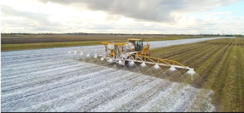 Внесение извести под картофель