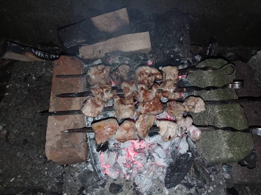 31 декабря, свежая шашлышатина к столу