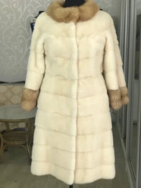 Уменьшение размера пальто из норки и куницы. Ателье Ирины Берзиной.