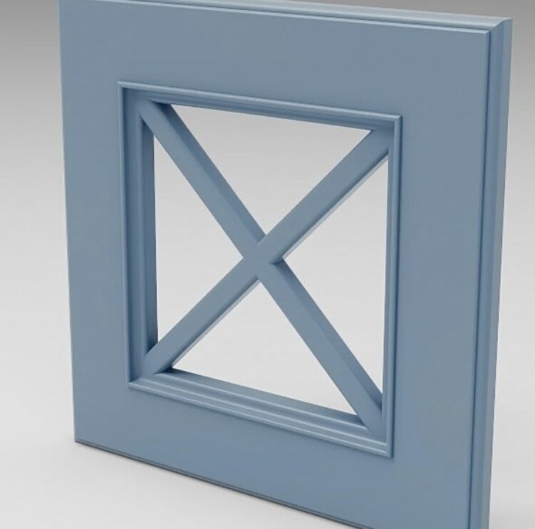 Витрина фасада - элегантная французская решетка