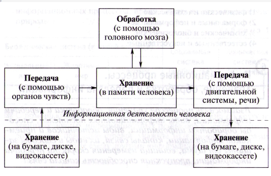  Процессы хранения, обработки и передачи информации являются основными информационными процессами.-2