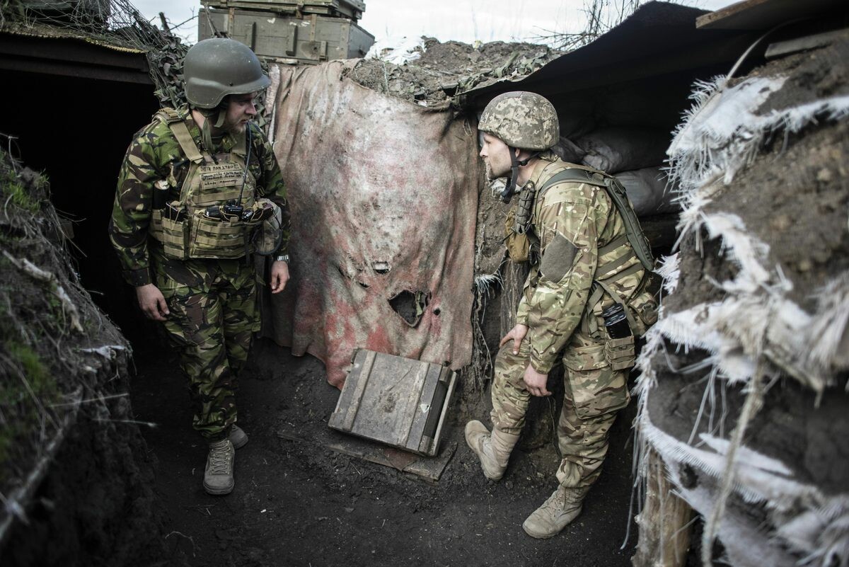 Окопы на линии солдат  ВСУ.  фото: картинки  яндекса. 