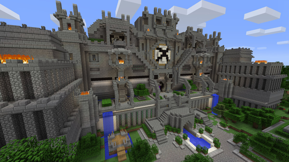 1. Пример постройки из Minecraft