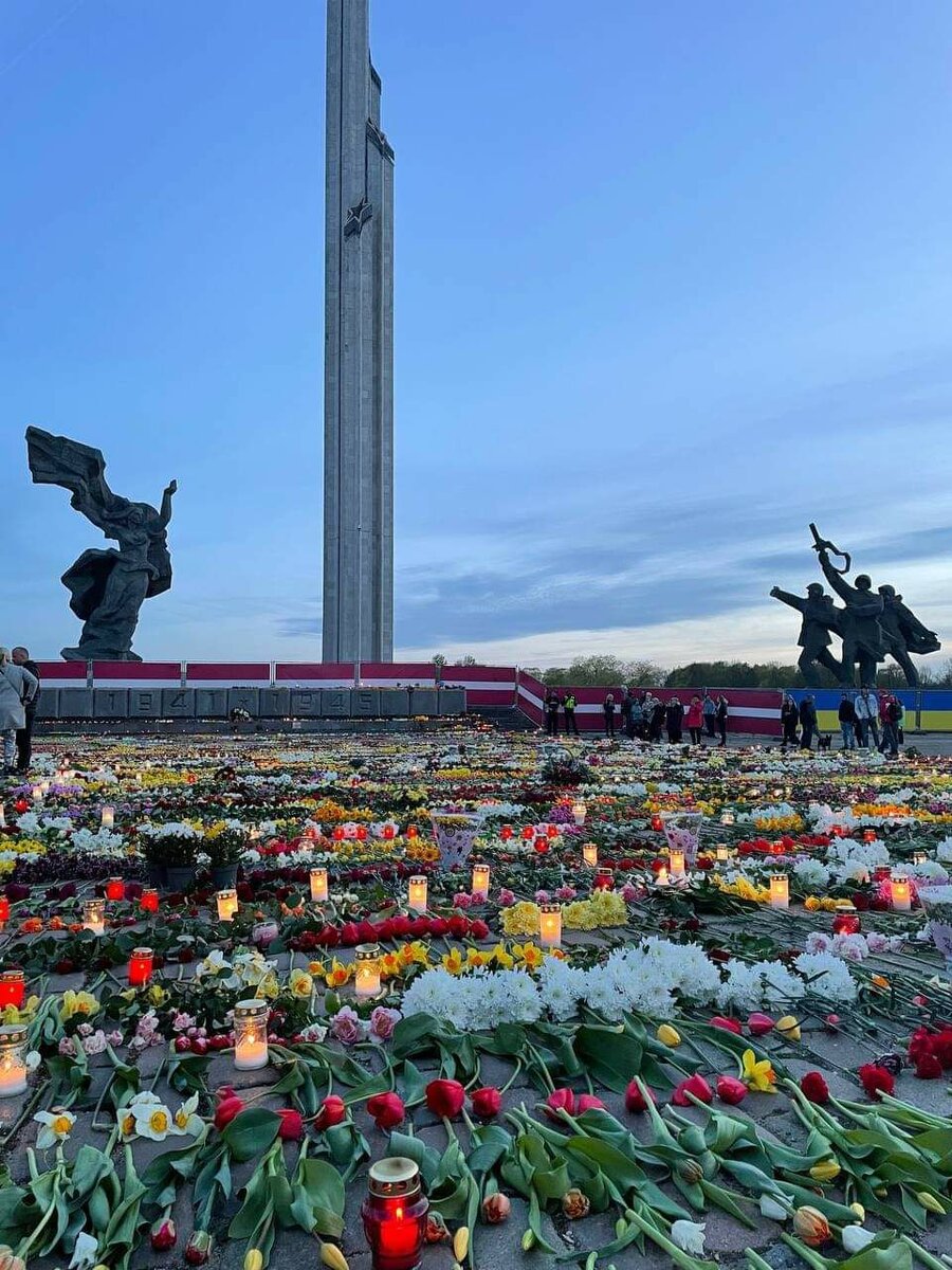 Люди разложили цветы в 77 рядов. фото из yandex.ru/images