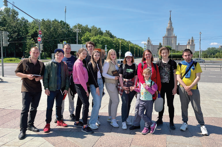 Студенты Московской группы на практике. Автор фото Вероника Алексеева