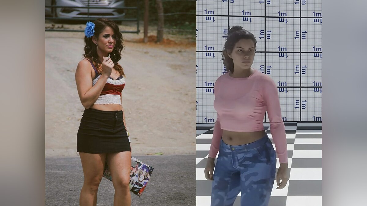 Актриса озвучивания Александра Кристина (Alexandra Cristina) и главная героиня GTA 6
