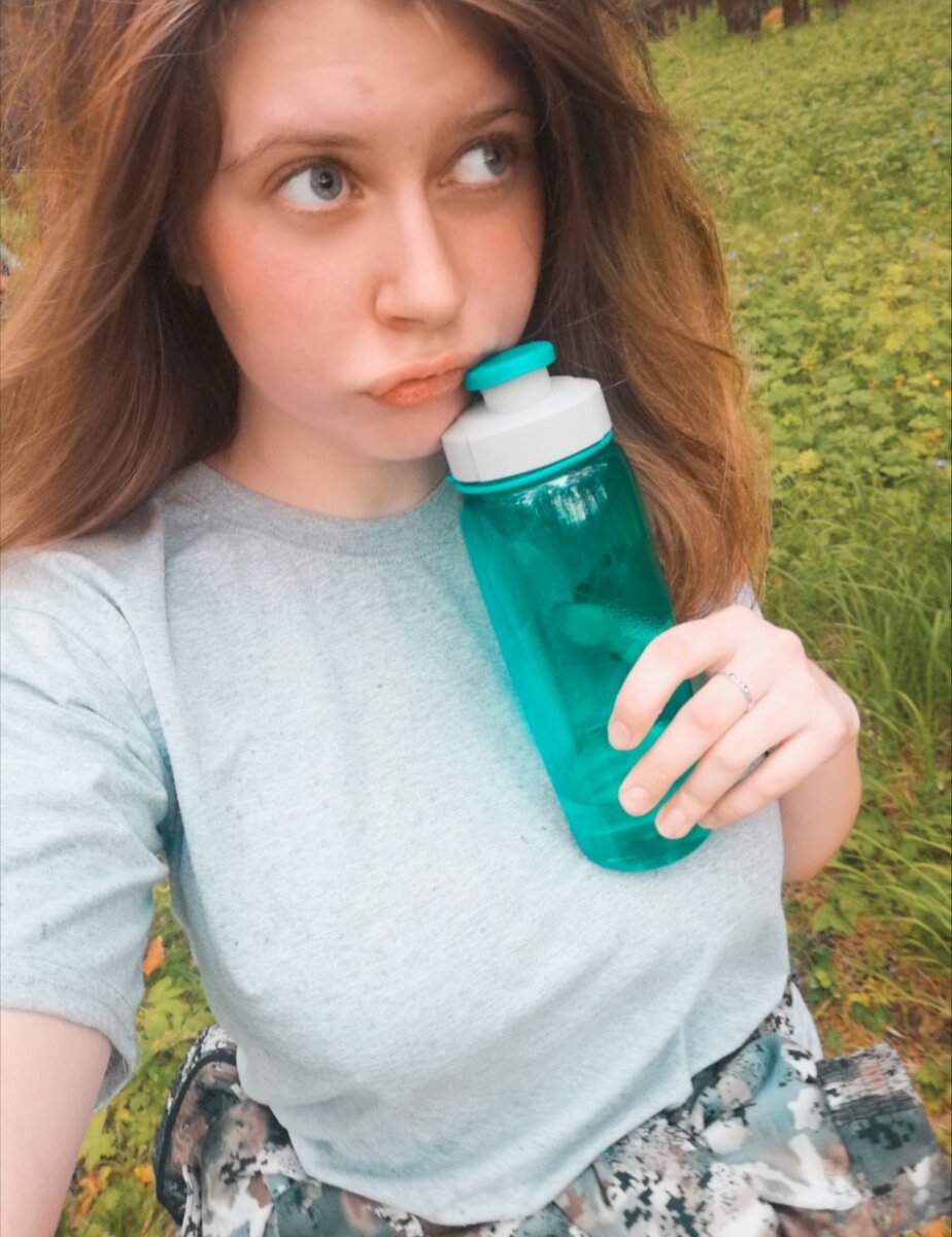 На одной из пробежек)