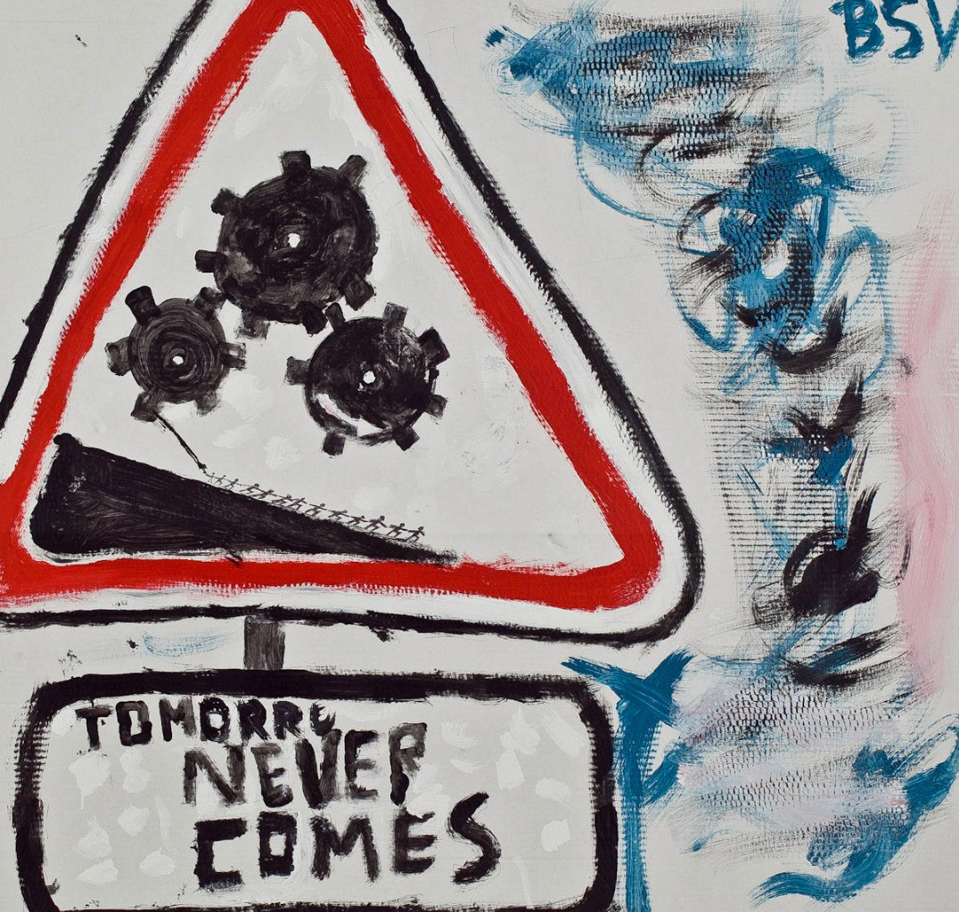 Рисунок автора статьи. Картонный холст, гуашь.