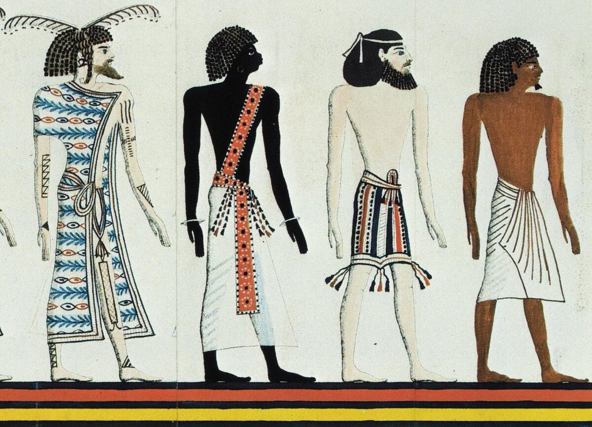Раскраска с заданиями Древний Египет