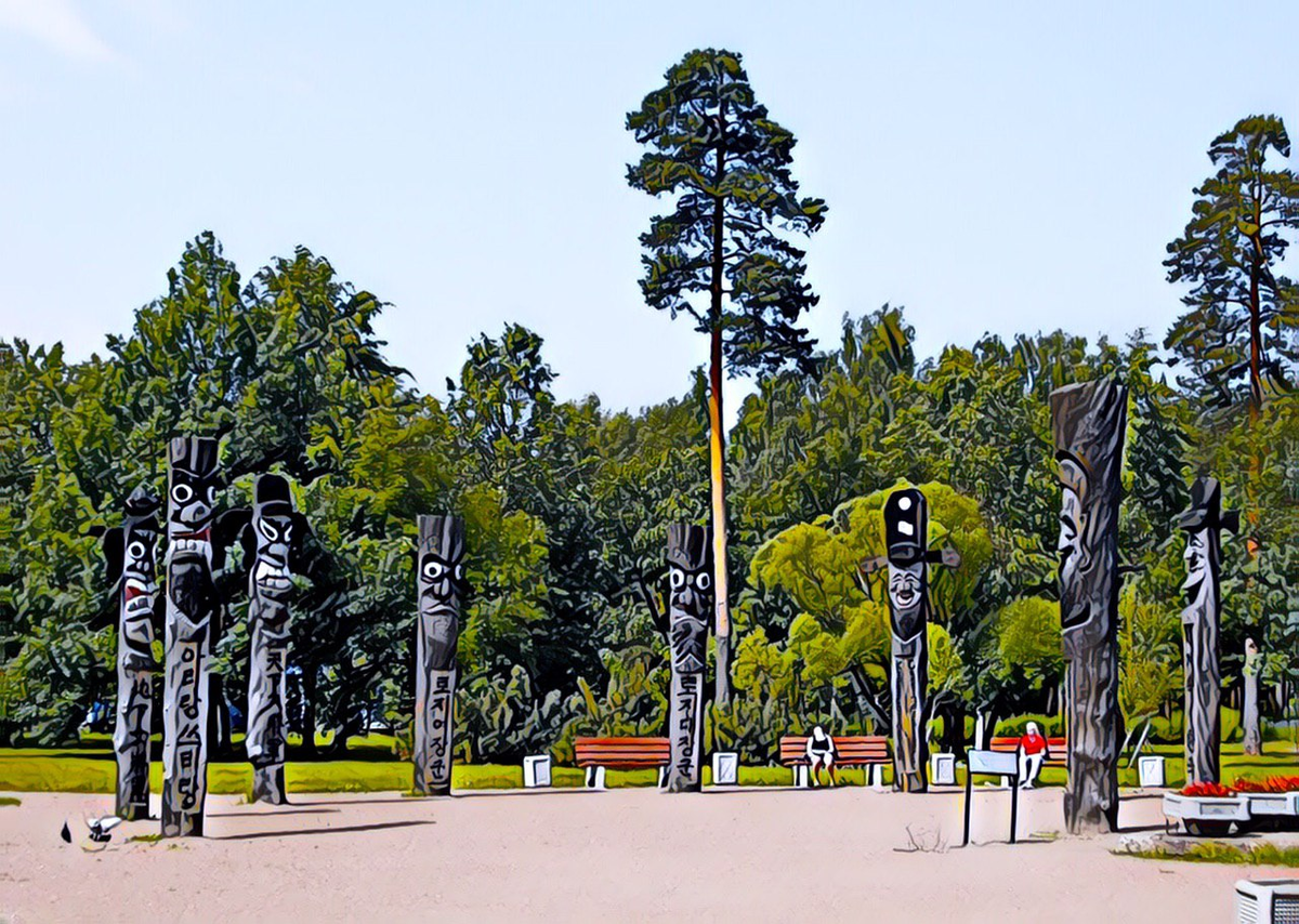 Парк сосновка спб
