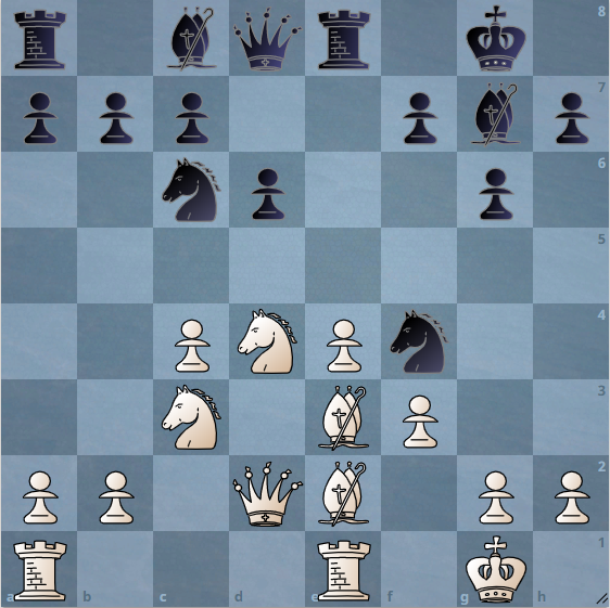 ход черных. Как бы Вы сыграли?