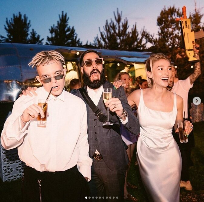 Элджей слева. Фото из инстаграма А. Ивлеевой