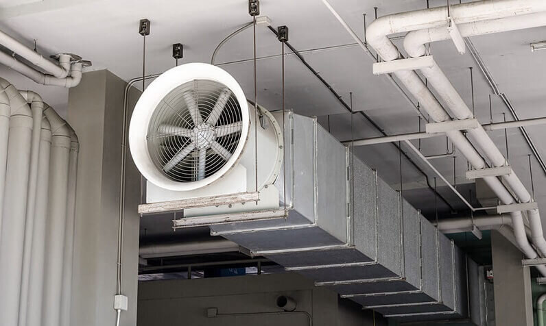 вентилятор подпора осевой