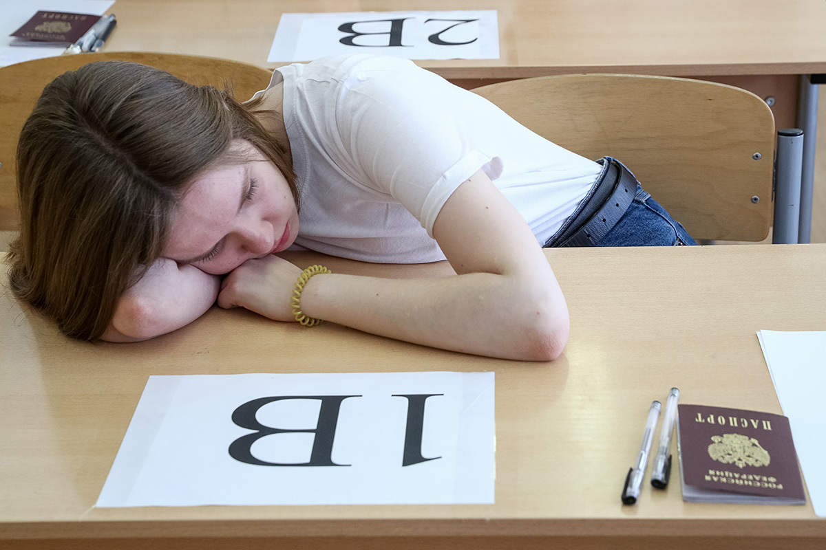 Стресс на экзамене