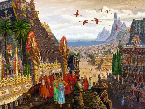 Примерно так выглядела Гиперборея и её жители.