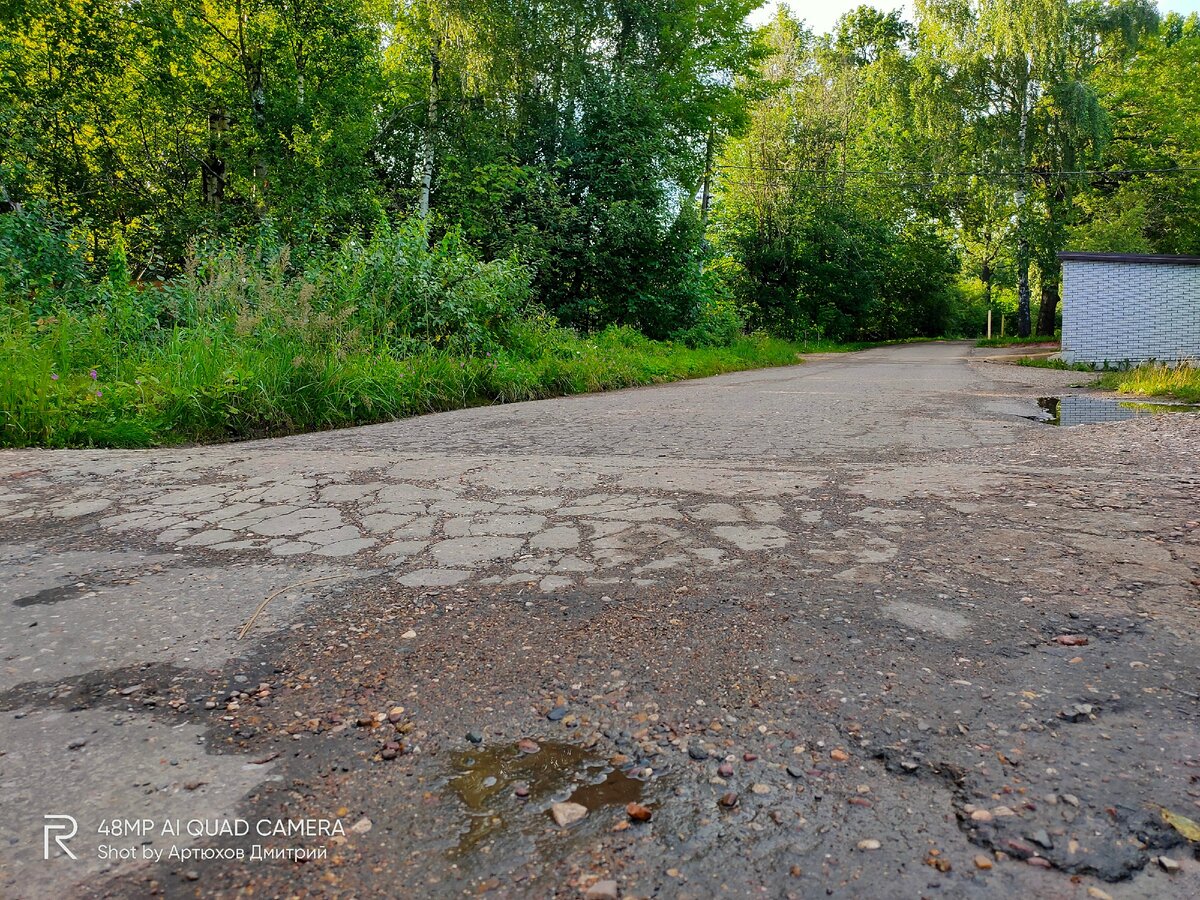 "Лежачий полицейский" в частном секторе. Без знака. Фото Артюхов Д.