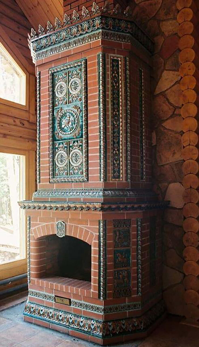Голландская изразцовая печь 