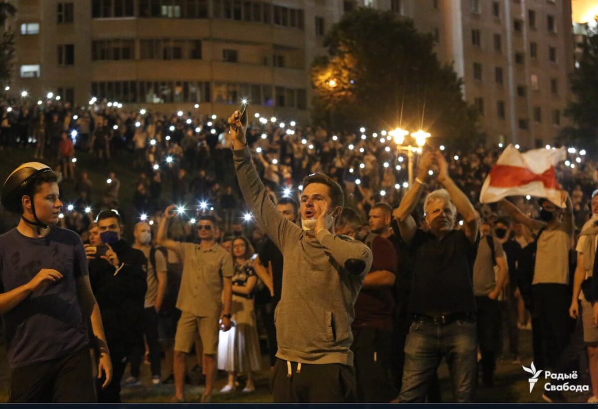 Протесты в Минске. Фото "Радио Свобода"